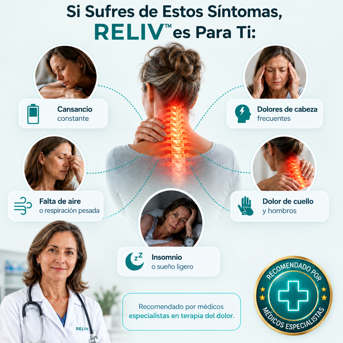 Dispositivo de Terapia Cervical RELIV ™